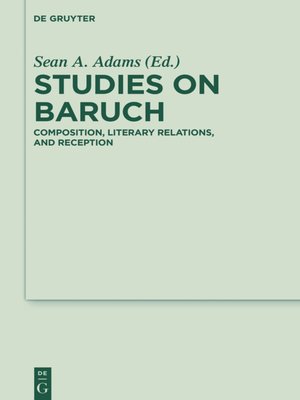 cover image of Studies on Baruch